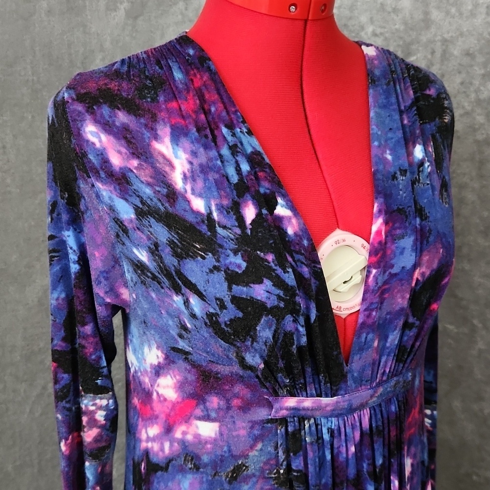 Rachel Pally long sleeved Kaftan dress in purple size XS - Picture 4 of 10